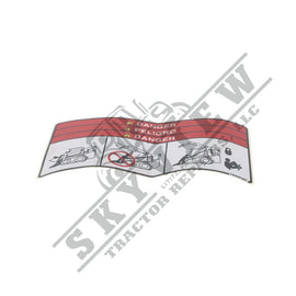 1000397207 - Decal ANSI Crush Hazard