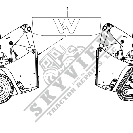 1000398282 - Rear Door Decal